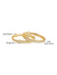 American Diamond Eterna Glow Bangle Set
