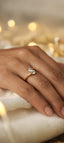 Lusty dazzle Adjustable Solitaire Ring