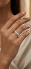Sauve american diamond love ring