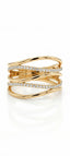 Swarna american diamond band ring