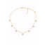 Golden Minimal American Diamond Star Necklace