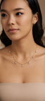 Golden Minimal American Diamond Star Necklace