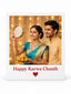 Nuyug Karwachauth Solitaire Necklace Gift for Wife