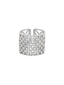 Elara Crystal Band Ring (Adjustable)