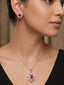Ruby Glint Petite Pendant Set (without chain)