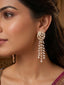 Cascade American Diamond Long Earrings