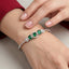 Emerald Fantasy American Diamond Bracelet
