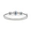 Sapphire Leafy American Diamond Bracelet