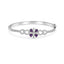 Purple Raindrop Amethyst Bracelet
