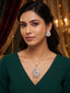 Wing Cascade American Diamond Set (without chain)