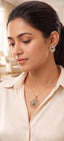 American Diamond Infinity Pendant set (without chain)