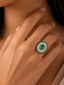 Emerald Dust American Diamond Ring (Adjustable)