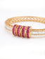 Ruby Epitome American Diamond Bracelet
