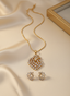 American Diamond Starlit Pendant Set Without Chain