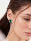 Celeste Emerald Stud Earrings