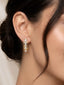 Nuyug Baguette Cut Crawler Earrings