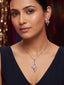 Stellara Rhombus Halo Pendant Set (without chain)