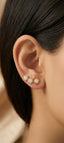 American Diamond Gold Earcuff