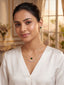 Emerald Glow Layered Necklace Set