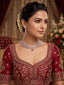 Baguette-Wrap Ruby Choker Set