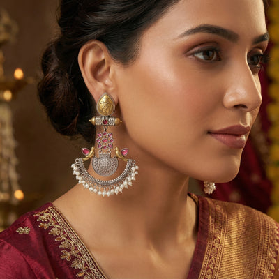 Rudra Chandbali Earrings