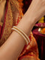 Gold Plated Amara Pearl Bangle Set