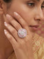 Rose Halo Royale Ring (Adjustable)