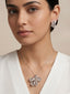 Zareen American Diamond Pendant Set (without chain)