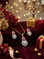 American Diamond Ruby Pendant Set Without Chain