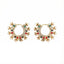 Kanika Floral Hoop Earrings
