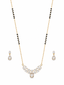 Misha Solitaire Mangalsutra Necklace Set