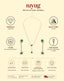 Nuyug Emerald Lariat Necklace Set