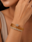Celestial Marquise Statement Bracelet